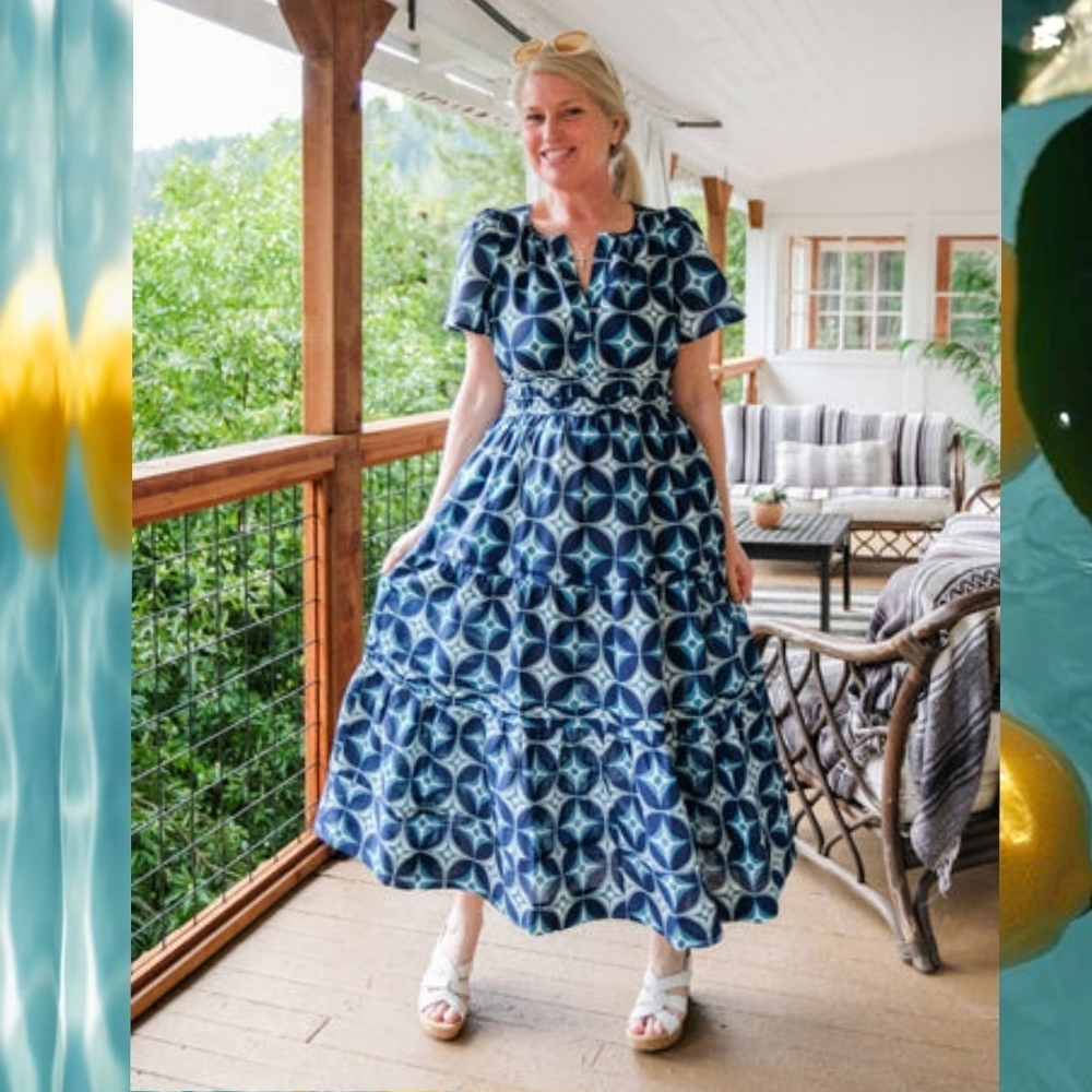 Lesley Evers The Genevieve Linen Blend Dress